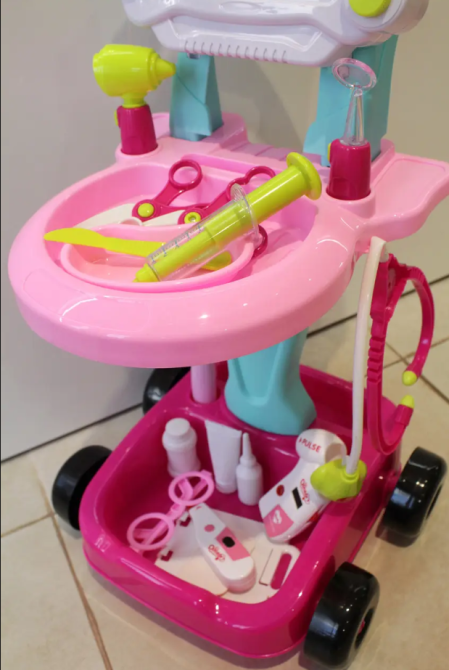 Набір доктора Doctor set з візком 17 предметів Рожевий (660-45) Чернигов - изображение 3