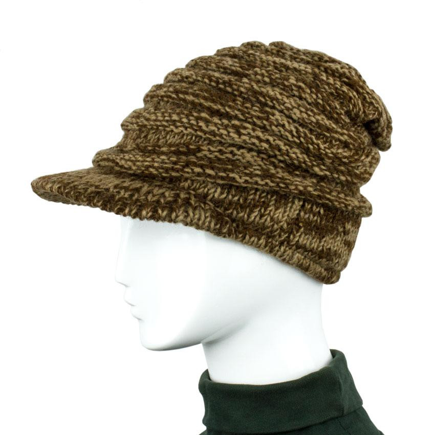 Шапка кепка вязаная из шерсти Киев - изображение 1