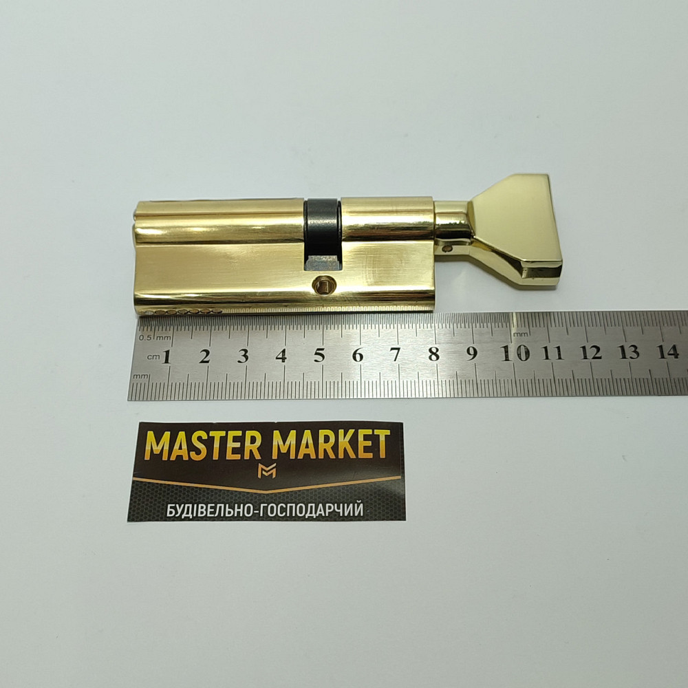 Цилиндр Imperial СК-80 (30С/50) латунь ручка Харьков - изображение 2