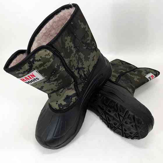 Осіннє утеплене взуття 44р, Міцне взуття для чоловіків, робоче спецобув'я Бурки дедушки KH-45 Львів