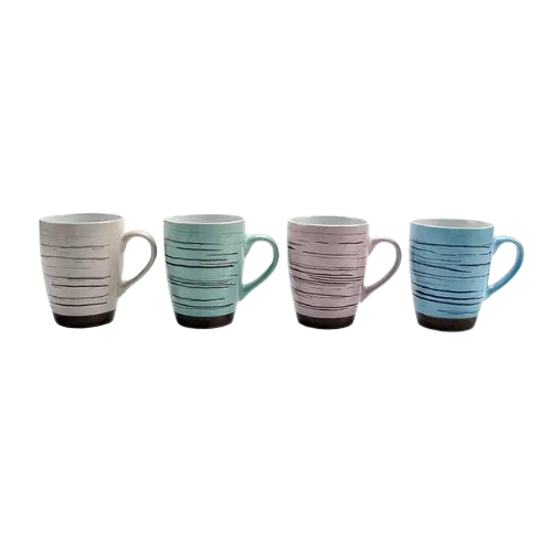 Чашка Смуги 340мл KW 144 (мікс) Interos Житомир