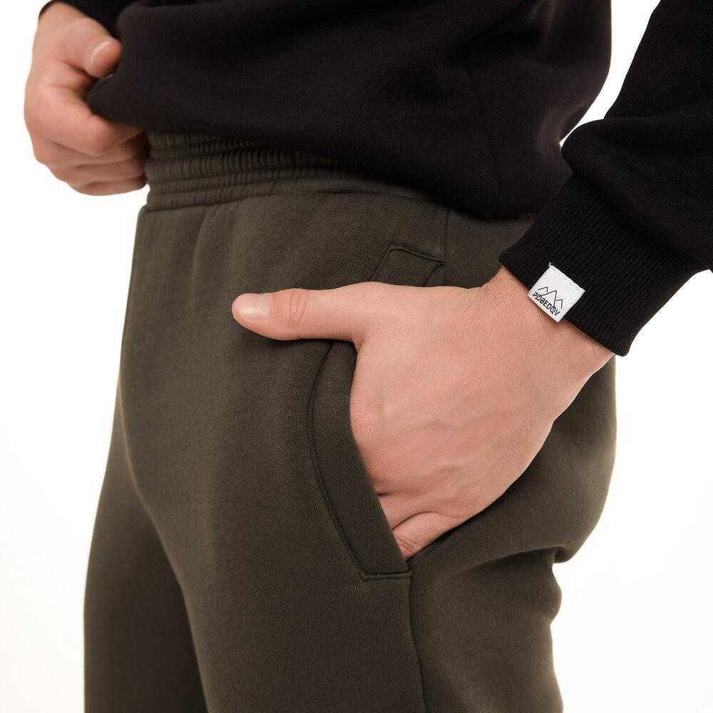 Чоловічі штани джогери з кишенями хакі Pobedov 007 ЗИМА Київ - фото 7