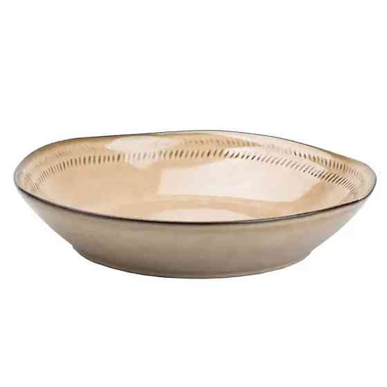 TS Kitchen Тарілка супова порцелянова 23 см бежева Киев