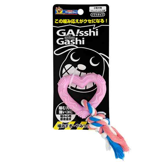 DoggyMan Chew Toy Heart with Rope ДОГГИМЭН СЕРДЦЕ С ВЕРЕВКОЙ жевательная игрушка для собак Киев