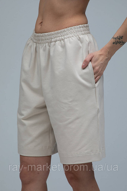 Шорты базовые RAY BASIC бежевые женские (U0701W-Cream) M Киев - изображение 1