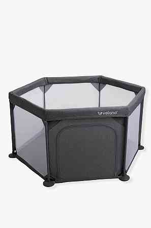 Манеж дитячий шестикутний VELANO Star, grey Київ