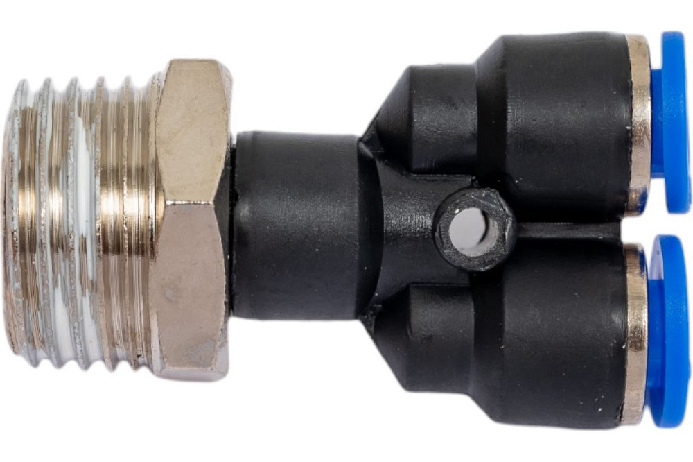 Фітинг Y-подібний для пластикових трубок 6мм із зовнішнім різьбленням 1/2" ROCKFORCE RF-SPX06-04 Одеса - фото 3