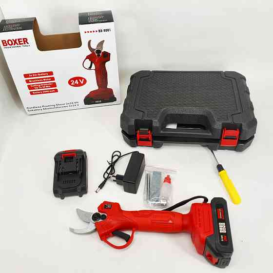 Секатор аккумуляторный Boxer BX-9001 2 АКБ 24В AU-33 Львов