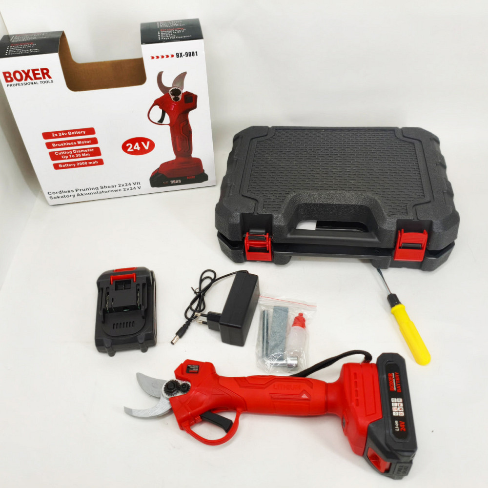 Секатор аккумуляторный Boxer BX-9001 2 АКБ 24В AU-33 Львов - изображение 3