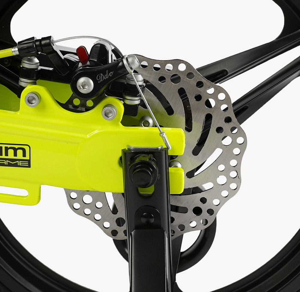 Велосипед 2-х колісний CORSO REVOLT 16 дюймів дискові гальма додаткові колеса Жовтий (MG-16480) Чернигов - изображение 6