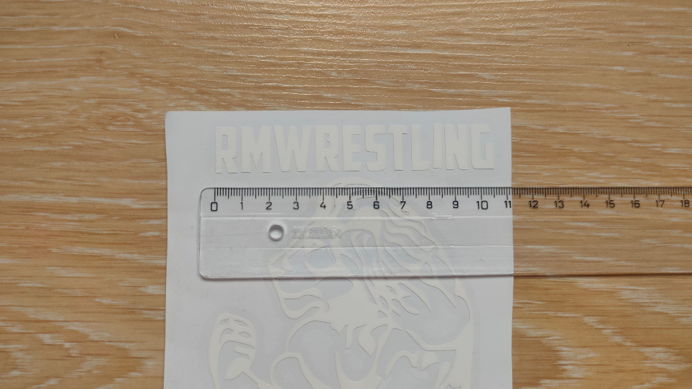 Наклейка на авто Лев rmwrestling Біла Київ - фото 5