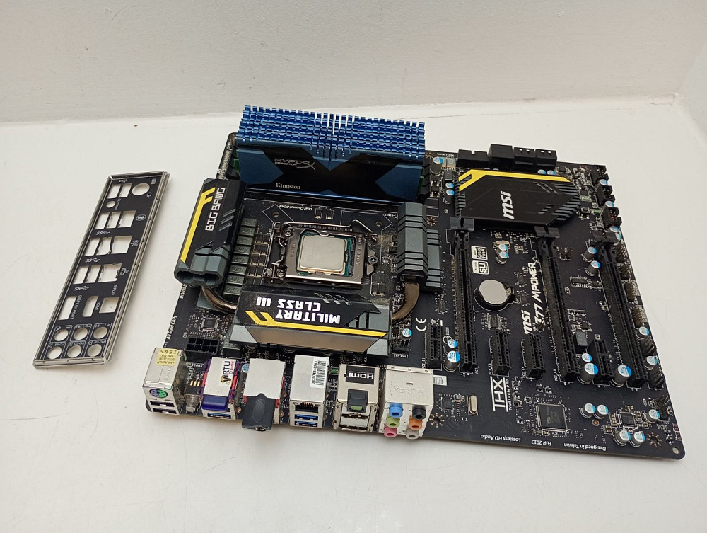 Комплект: материнська плата MSI Z77 MPOWER + i7-3770K + 32Gb DDR3 Kingston HyperX Predator (1866MГц) (товар вживаний) Луцк - изображение 1