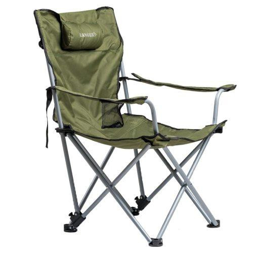 Кресло-шезлонг туристическое складное Ranger Stream Lux (74-89х58-98х85см) Оливковый Винница - изображение 1