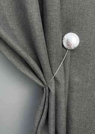 Магниты для штор и гардин Афина 2 шт Серебристый (81-271) Киев