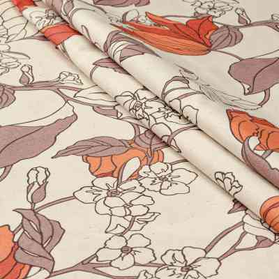 Постільна білизна Home Line Весняний вечір помаранчевий, бязь, полуторний (183204) Вінниця