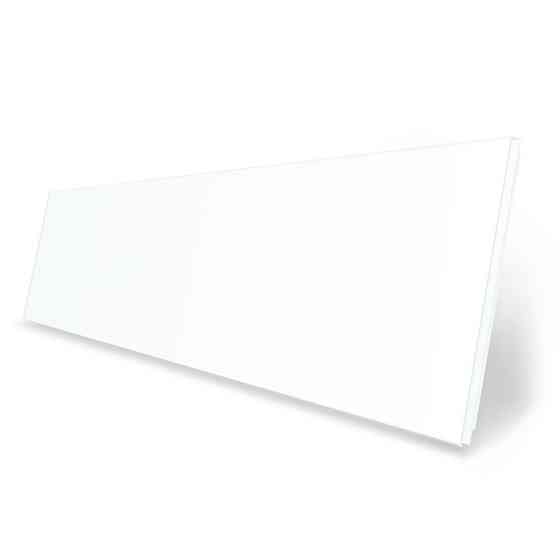 LIVOLO Рамка 5-постова порожня Х сенсорів (Х-Х-Х-Х-Х) LIVOLO, загартоване скло, біла, 365×80 мм Коломыя