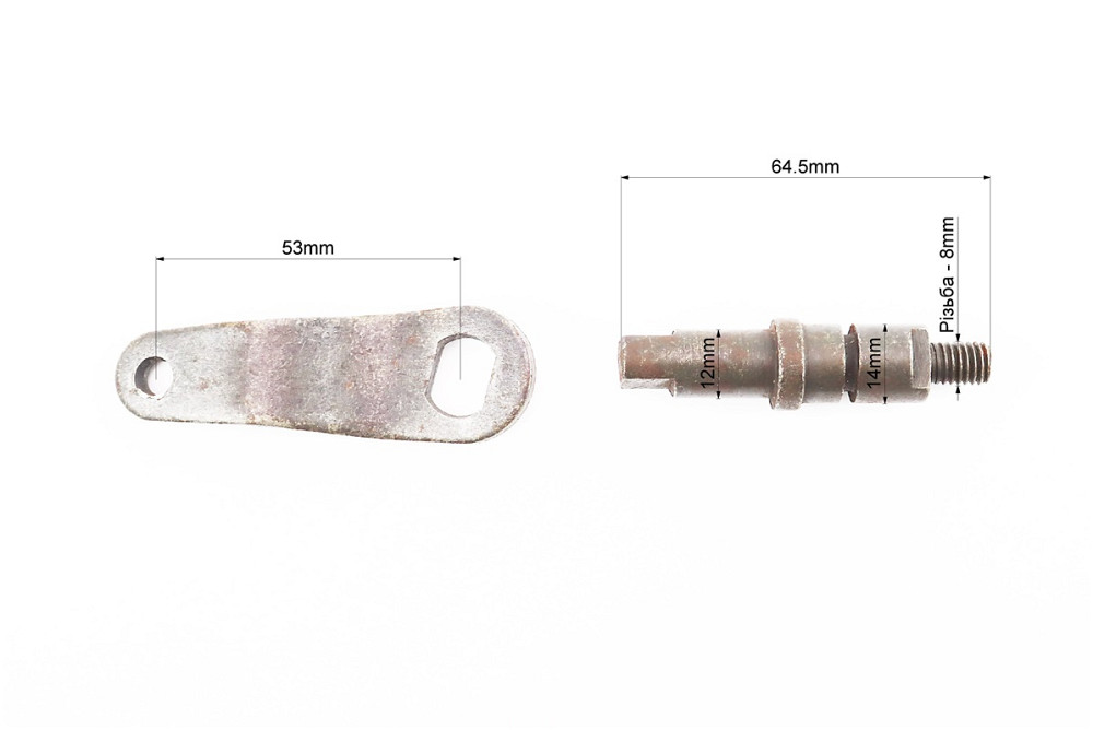 Вал гальмівної колодки з важелем к-кт Киев - изображение 2