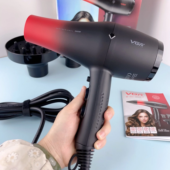 Фен для волос VGR V-462 Красный Киев