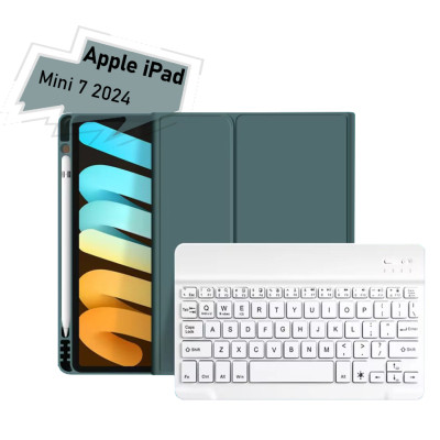 Чехол для планшета BeCover with keyboard Apple iPad Mini 7 2024 Dark Green (712993) Винница - изображение 1