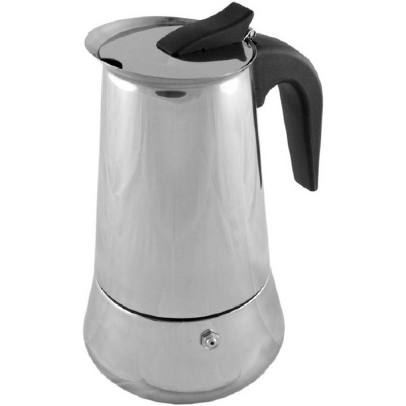 Гейзерная кофеварка UNIQUE UN-1902 на 6 чашек, нержавеющая сталь, 270 мл, для кофе и эспрессо Одесса - изображение 3