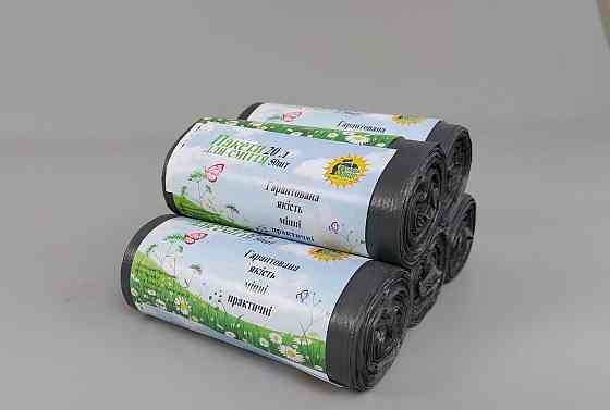 Мусорный пакет 20литров (50шт HD) Супер Торба черный (1 рул) Харьков