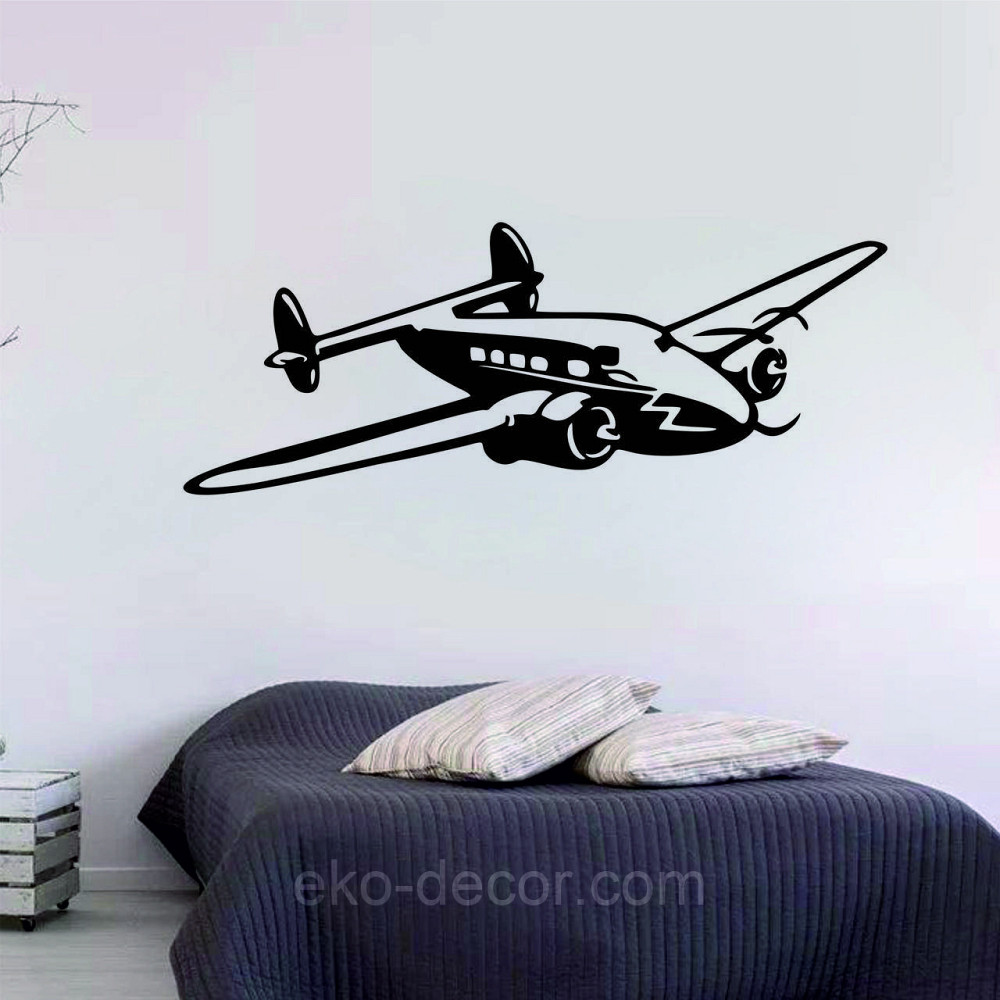 Декоративне настінне Панно «Літак», Декор на стіну Київ - фото 1