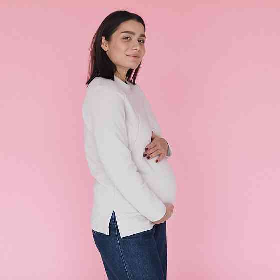 Світшот для вагітних і годуючих Молочний Київ