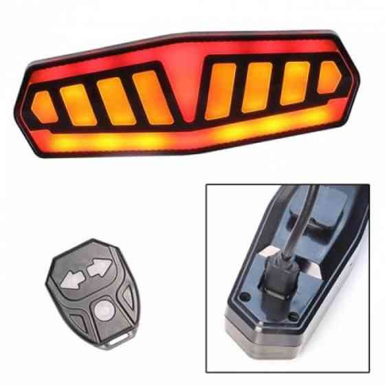 Ліхтар і заднє світло для велопоїздок, Мигалка для велосипеда на батарейках, Маячок задній велосипедний UQ-51 Львів