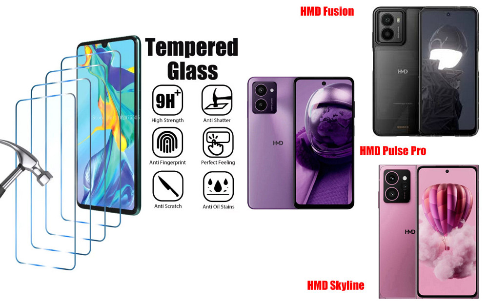Защитное стекло ArmorGlass для HMD Fusion, Pulse Pro, Skyline – устойчивое к царапинам и ударам Киев - изображение 1