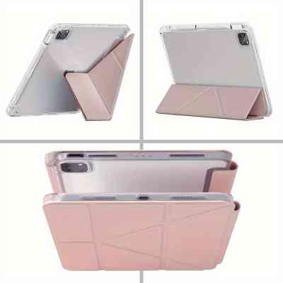 Чохол до планшета Armorstandart Ultra Slim Origami Transparent Apple iPad Pro 11&quot; M4 2024 Pink (711691) Вінниця