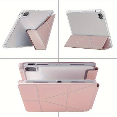 Чохол до планшета Armorstandart Ultra Slim Origami Transparent Apple iPad Pro 11&quot; M4 2024 Pink (711691) Вінниця - фото 5