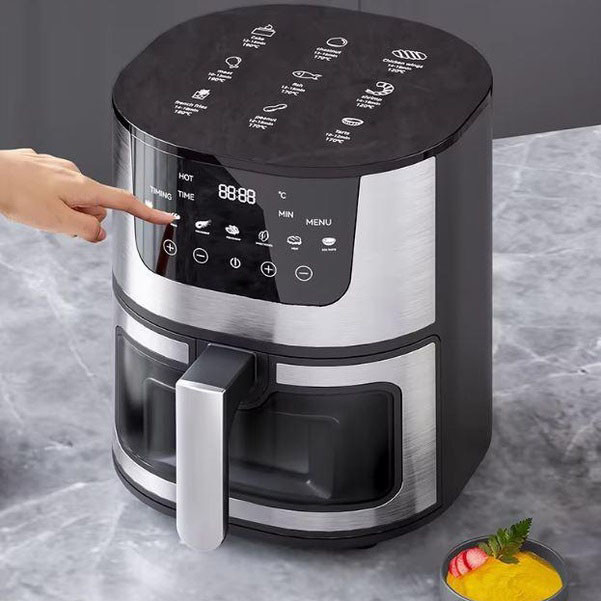 Аэрофритюрница-мультипечь для дома Domotec MS-3221 3500 Вт 7 л, Фритюрница для общепита QI-71 Львов - изображение 10