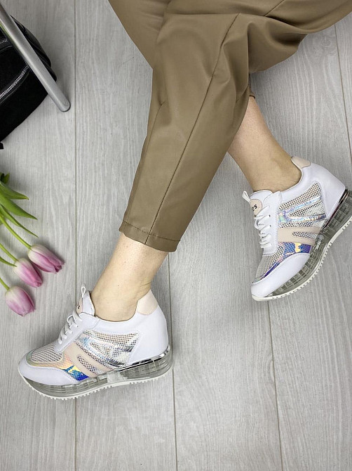 Lonza Кросівки жіночі LONZA F99632/1 білі (весна-літо, шкіра натуральна) (5180) лише 41р. Коломыя - изображение 1