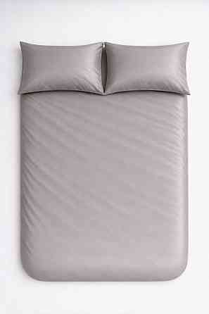 Підковдра на блискавці Ecotton полуторний 150х215 см із сатину однотонний кремового кольору 15-4503 Chateau Grey Коломия