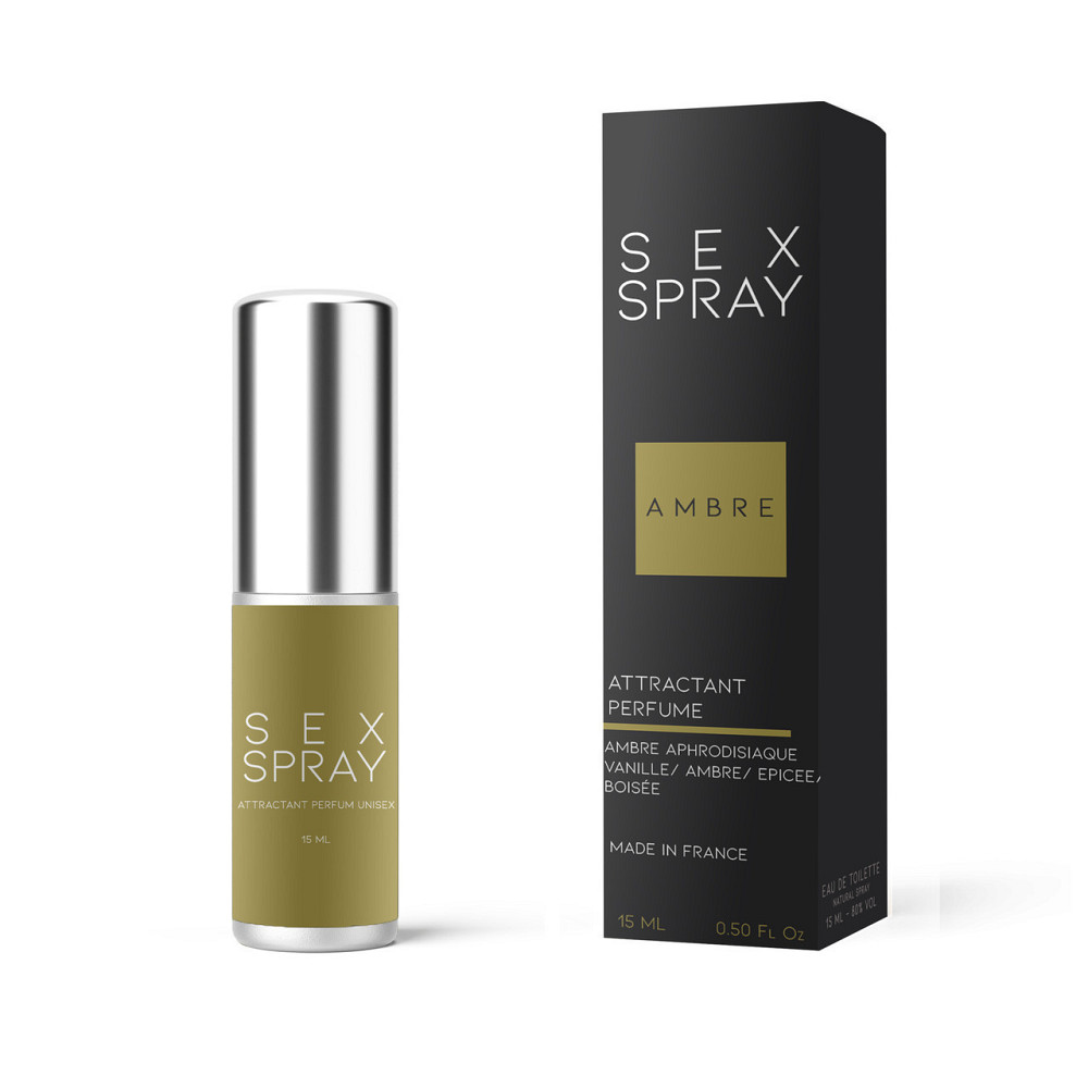 Чоловічі парфуми з феромонами - Sex Spray Ambre, 15 мл Sex Aura Київ - фото 1