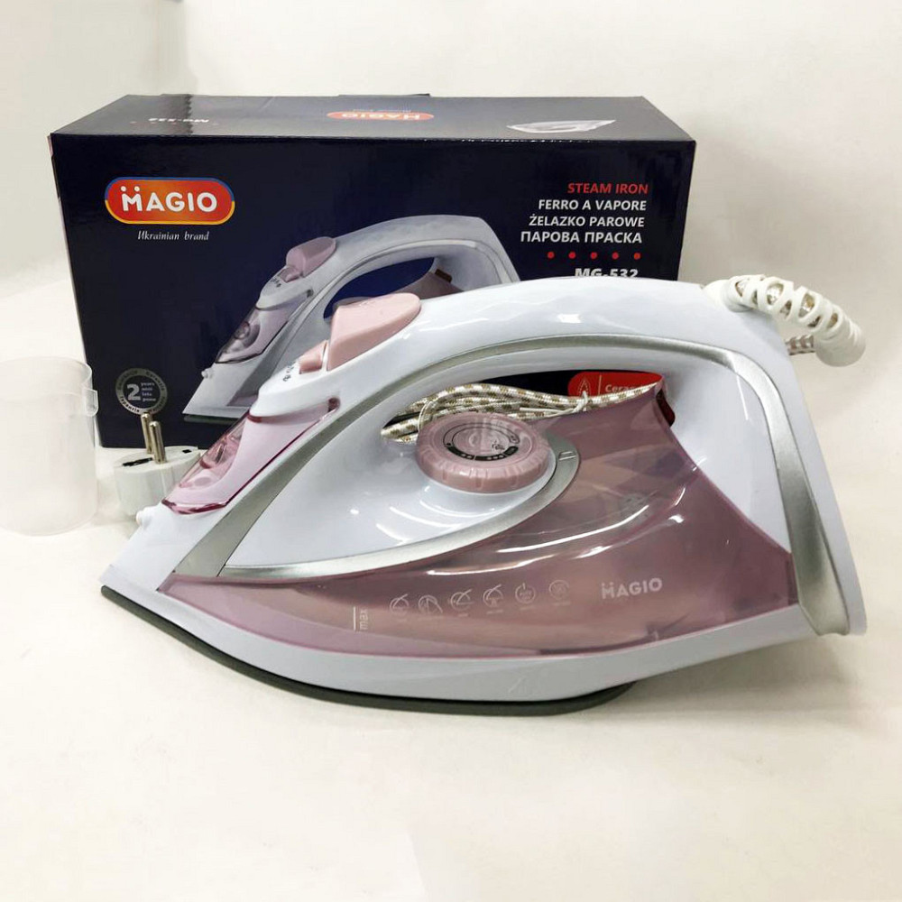 Портативный утюг MAGIO MG-532 2800 Вт, Паровой утюг отпариватель паровой утюг DP-678 для одежды Киев - изображение 9