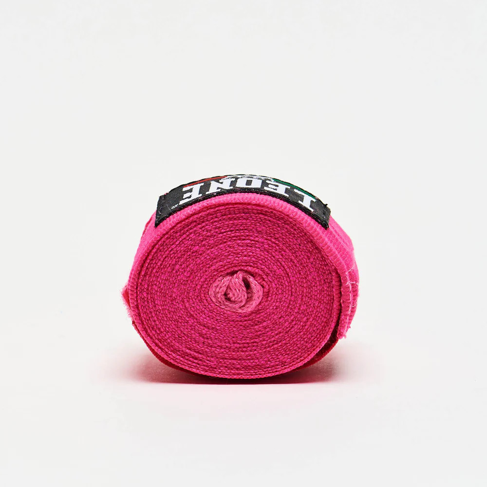 Бинти для боксу Leone AB705 Pink 2.5m Каменское - изображение 3
