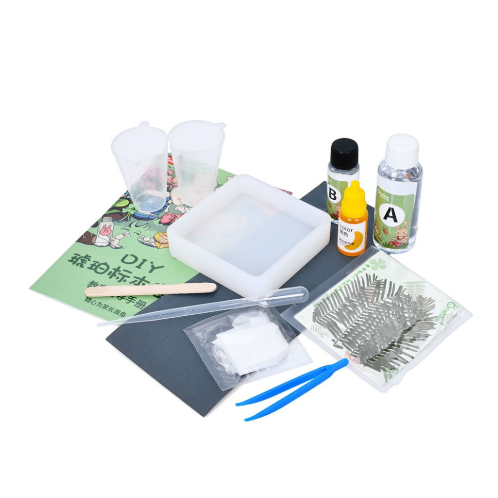 Дитячий набір для творчості "Сухоцвіт" FG231102004M, пінцет, фарба, застигаюча рідина Вінниця - фото 2