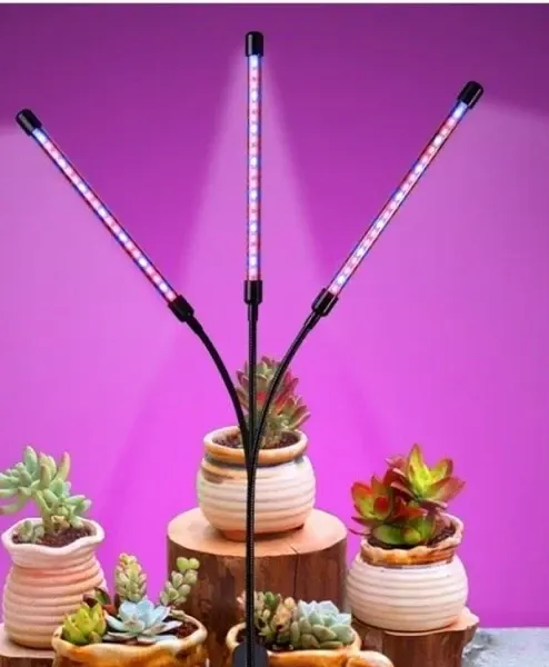 Фитолампа  для растений светодиодная Plant Grow Light 3 с таймером, размер S, синий + красный, синий цвет Одесса - изображение 9