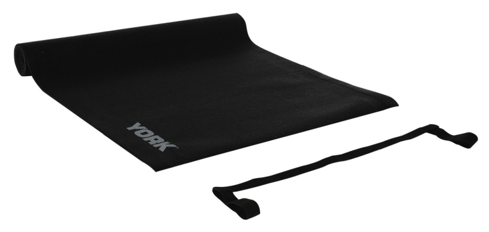 Килимок (мат) для фітнесу та йоги York Fitness 0,3см чорний Киев - изображение 3