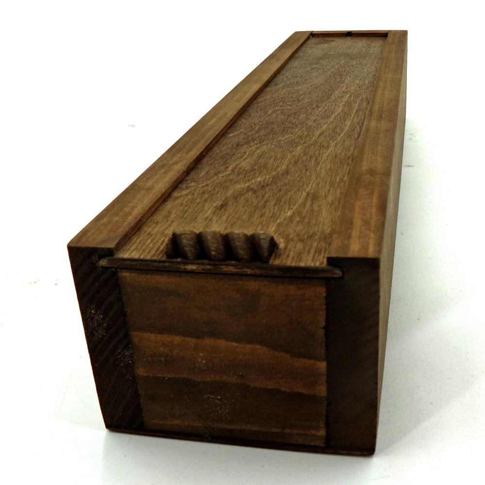 Пенал дерев'яний "Петунія фанера 34х7х8см" капучино Миколаїв - фото 2