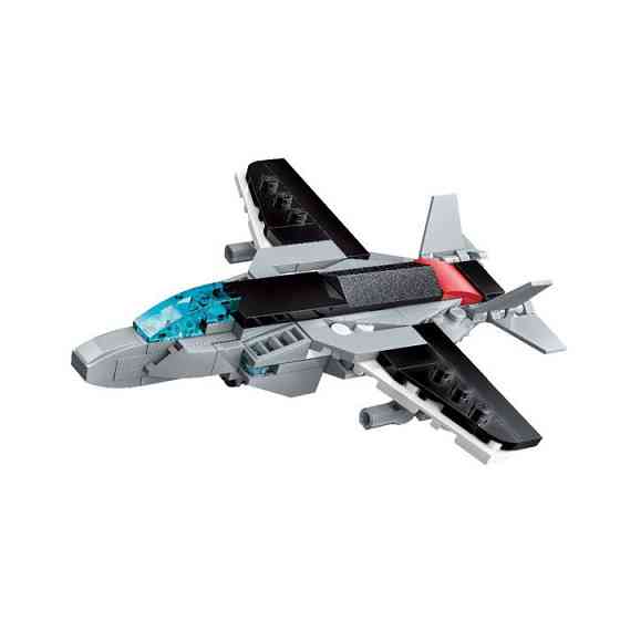 Конструктор Qman 1418Q-1-8 военный транспорт 74-101 деталь Боевой самолёт Ночной ястреб Винница