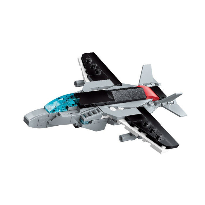 Конструктор Qman 1418Q-1-8 военный транспорт 74-101 деталь Боевой самолёт Ночной ястреб Винница - изображение 1