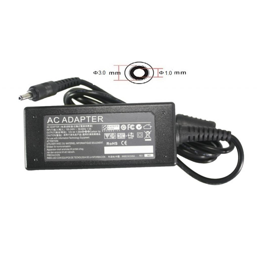 Блок питания для планшета PowerPlant ACER 220V 18W 12V 1.5A (3.0*1.0) (ACX18A3010) Винница - изображение 1