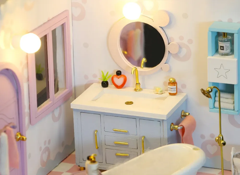 3D Румбокс DIY DIY House «Лавандовий сон» + Пилозахисний купол (S2010) Київ - фото 7