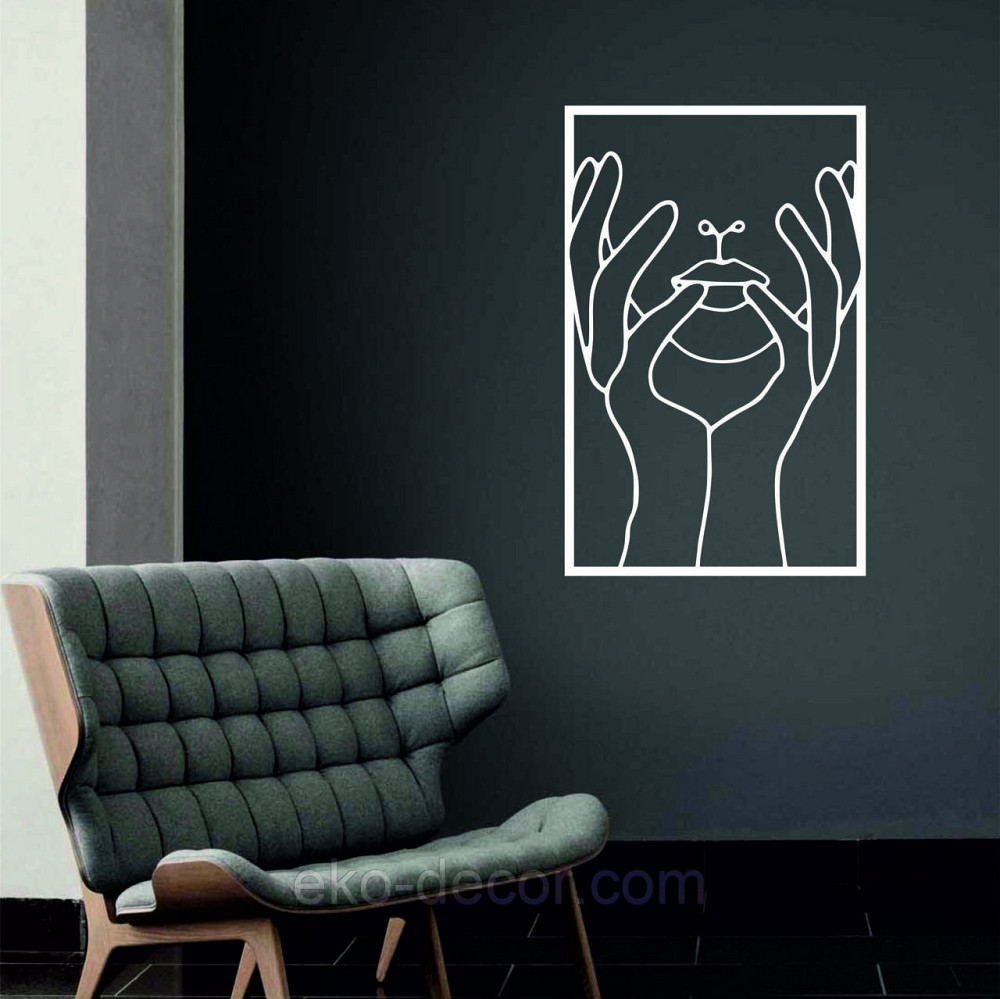 Декоративне настінне Панно «Жінка», Декор на стіну Київ - фото 1