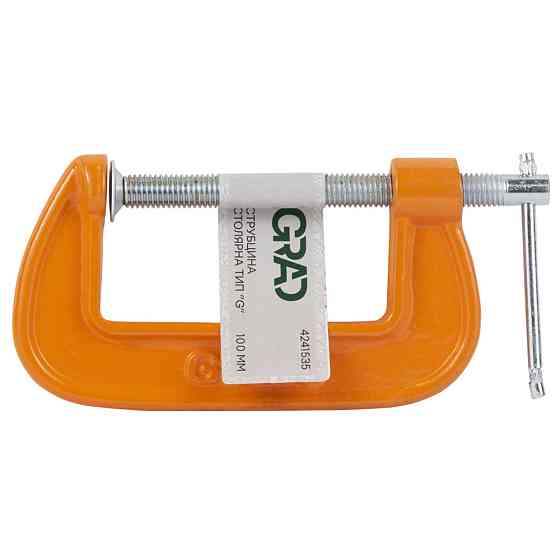 Grad Струбцина столярная тип G 100мм GRAD (4241535) Коломия