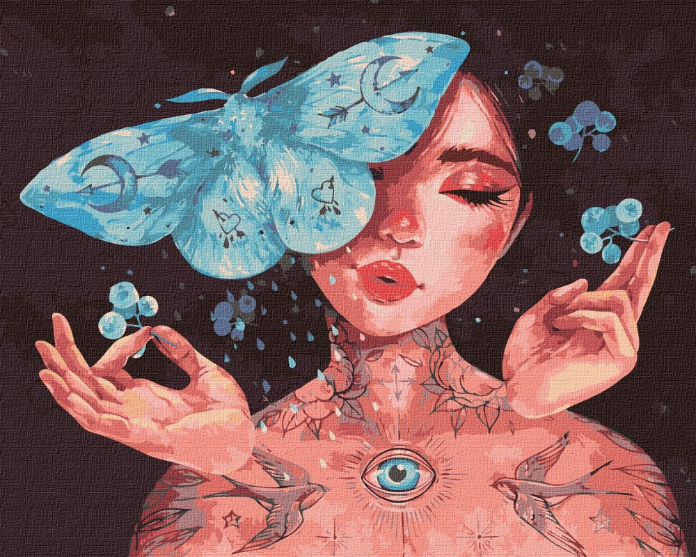 Набір для розпису по номерах. "Дотик метелика" 40х50см, шт Київ - фото 1