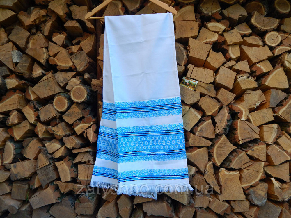 Голубой рушнык вышитый Киев - изображение 1