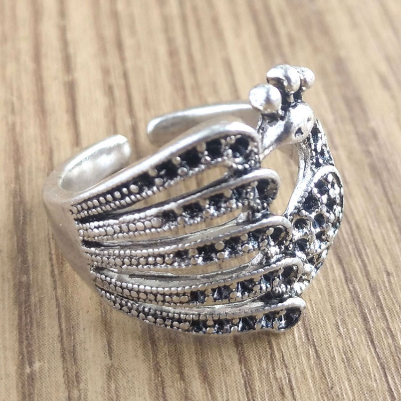 Кільце Павич сталевого кольору Київ - фото 1